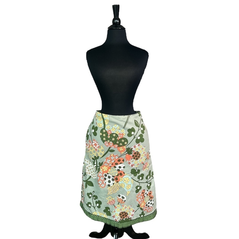 Persaman Green Floral Skirt - Picture 10 of 11
